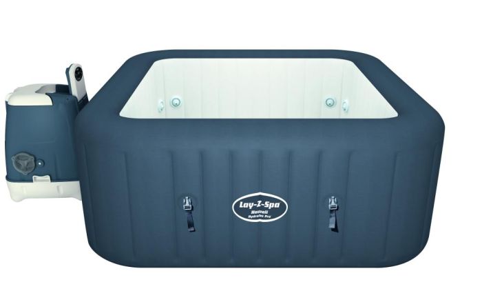 СПА-бассейн 130х130/180х180х71см "Hawaii HydroJet Pro" 795л, квадратный, с гидро-аэромассажем