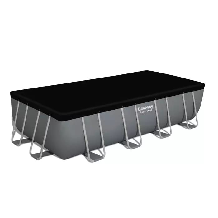 Каркасный бассейн Power Steel 549х274х122см, 14812л, фил.-насос 5678л/ч, лестница, тент, Bestway, 56465 BW