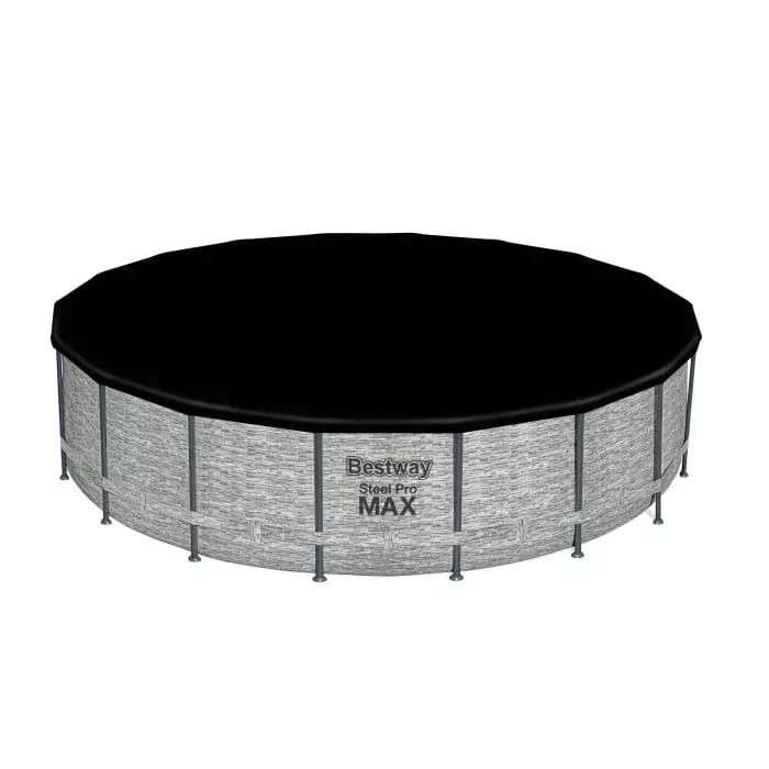 Каркасный бассейн Steel Pro MAX 549х122см, 23062л, фил.-насос 5678л/ч, лестница, тент, Bestway, 5618Y BW