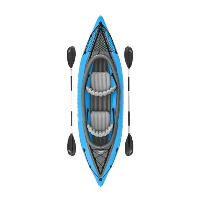 Надувной каяк "Cove Champion X2" 331х91см (331х88см), алюм.вёсло 230см, насос 62003, до 220кг