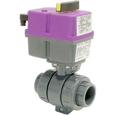 ШАРОВОЙ КРАН С ЭЛЕКТРОПРИВОДОМ Д.50 (Teflon-EPDM)