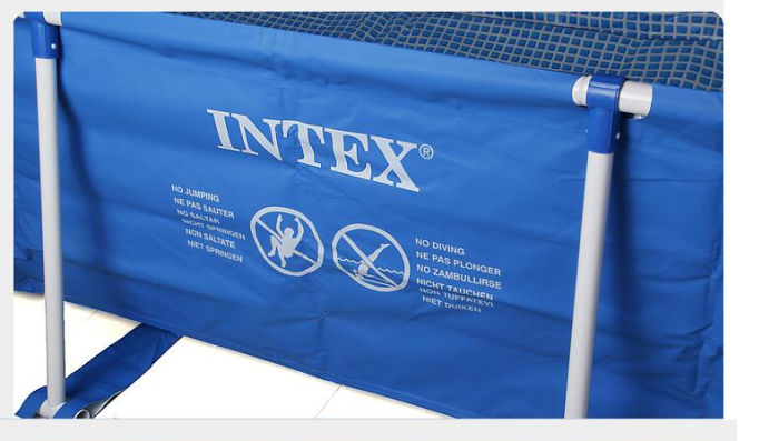 Каркасный прямоугольный бассейн 220х150х60см, 1662л, Intex, 28270