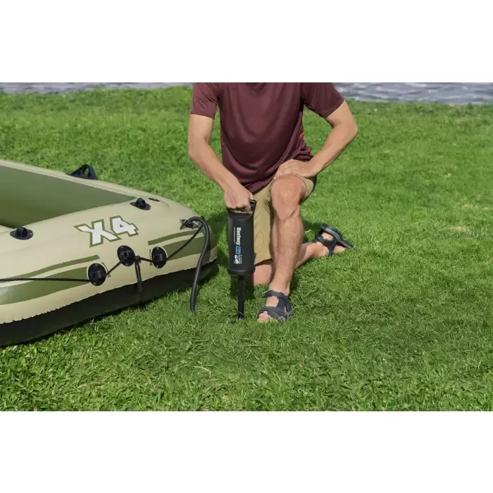 Надувная лодка "Voyager X4 Raft" 350х145см, вёсла 62064, насос 62003, до 480кг