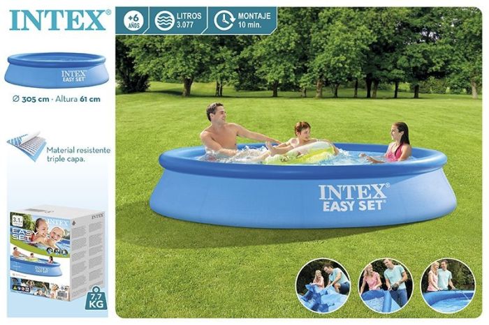 Бассейн Easy Set 305х61см, 3077л, Intex, 28116