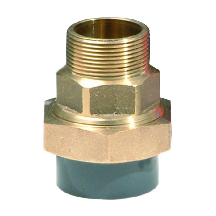 Муфта разборная переходная ПВХ/латунь НР d75x2-1/2" EFFAST, Италия