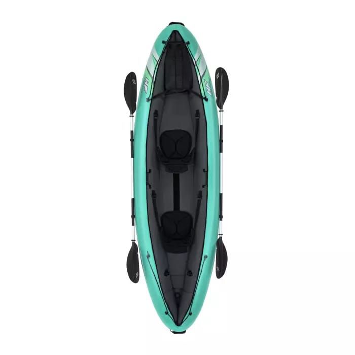 Надувной каяк "Ventura Elite X2" 330х86см, алюм.вёсла 230см, насос , до 220кг