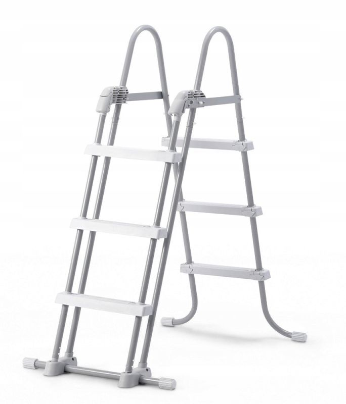 Каркасный бассейн Prism Frame 427х427х107см, 16650л, фил.-насос 3785л/ч, лестница, тент, подстилка, Intex, 28764