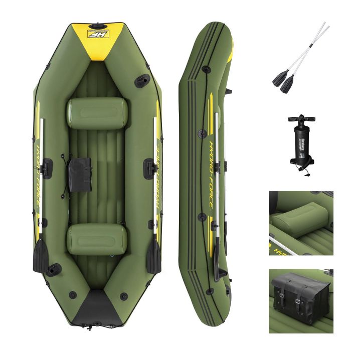 Надувная лодка "Marine Pro" 291х127х46см, вёсла 152см, насос 62086, до 270кг