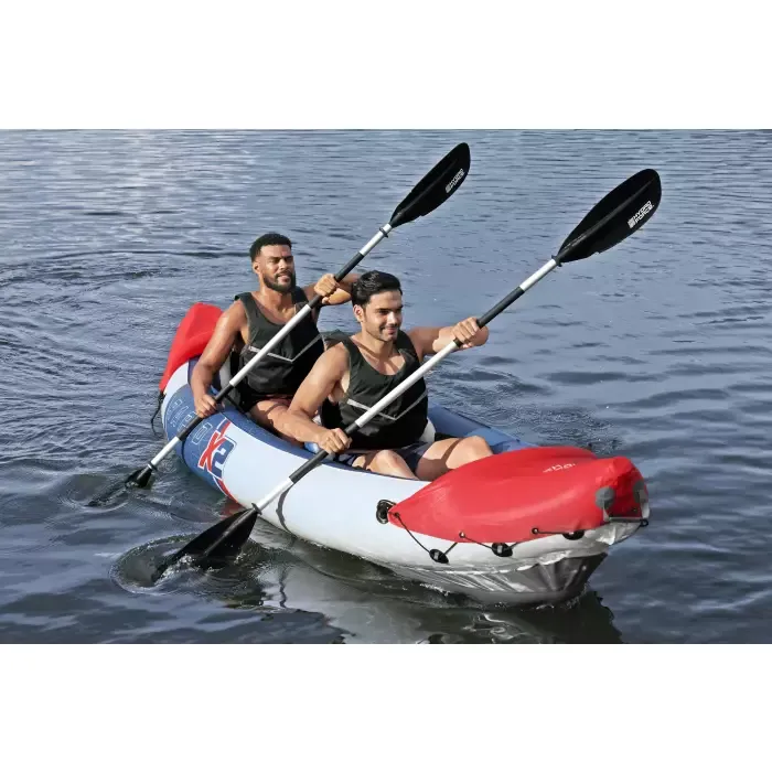 Надувной каяк "Kajak-Set Rapid X2" 321x100x44см, алюм.вёсла 230см, насос, до 220кг