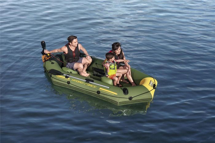 Надувная лодка "Marine Pro" 291х127х46см, вёсла 152см, насос 62086, до 270кг