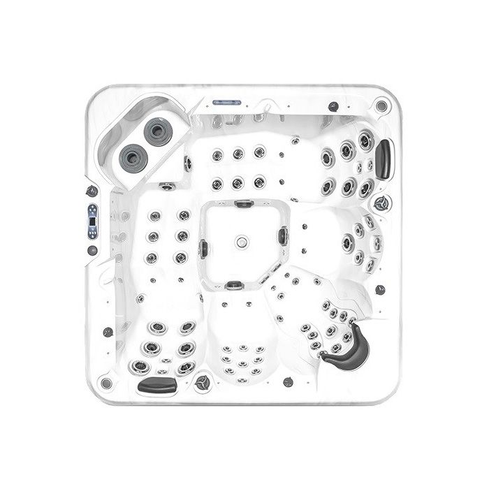Гидромассажный бассейн IQUE Dreamline-II 2200-II-DD-BPM (WiFi+MICROSILK) (220х220х96)