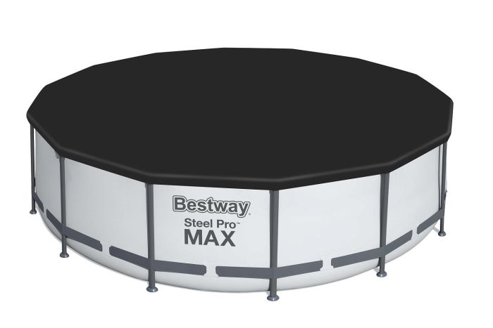 Каркасный бассейн Steel Pro Max 427х122см, 15232л, фил.-насос 3028л/ч, лестница, тент, Bestway, 5612X BW