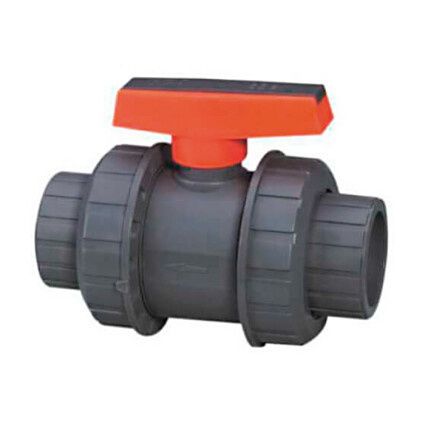 Кран шаровый ПВХ 63mm UBT03