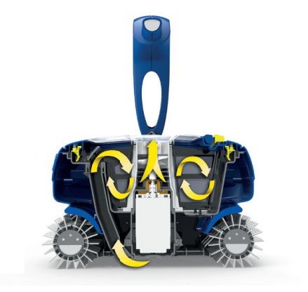 Робот-очиститель CyclonX PRO RC 4300, кабель 15 м, 16 м3/ч, 150 Вт, 30 В, 41х42х28 см
