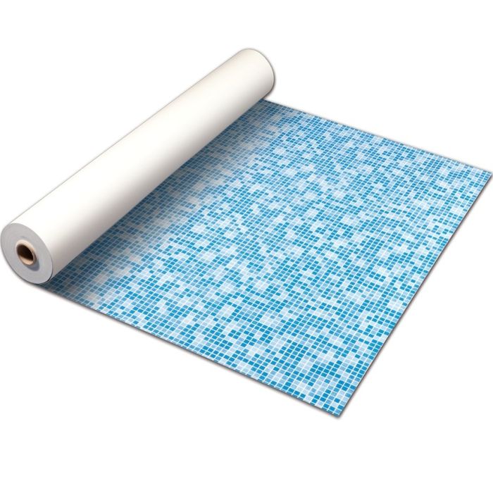 Пленка ПВХ Alkorplan 3000 ребристая Bysance Blue 1,5 мм мозаика (неразмытая) 20х1,65 м