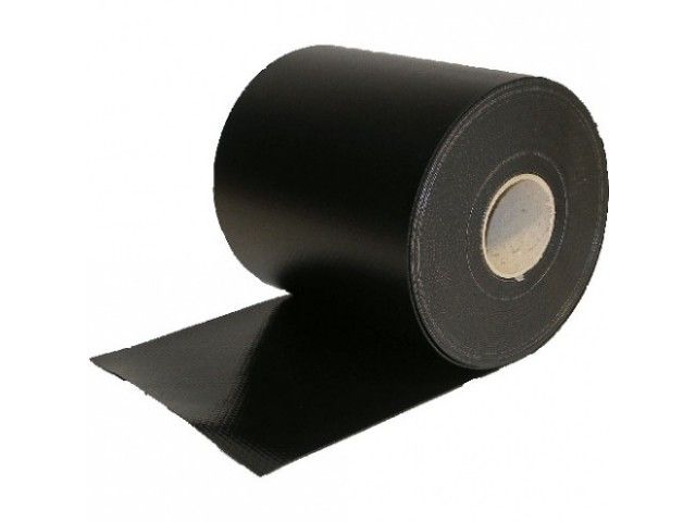 Пленка ПВХ ALKORPLAN для разметки дорожек Black (черная), 1,5 мм, 0,25х25 м
