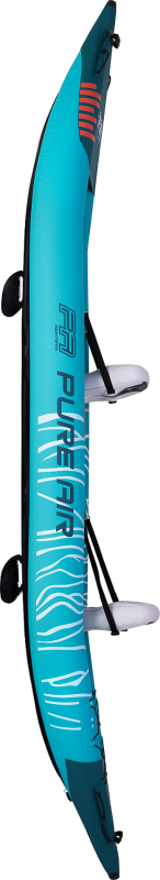 Надувная байдарка Kayak Glider-412 412x83х42см, весла, сиденья, киль, до 180кг