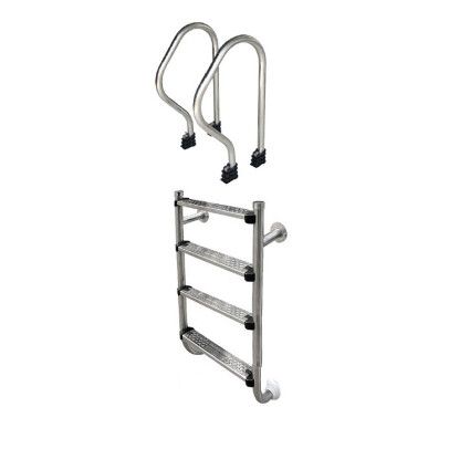 Лестница Aquaviva SP-415 (4 ступ.) из двух частей