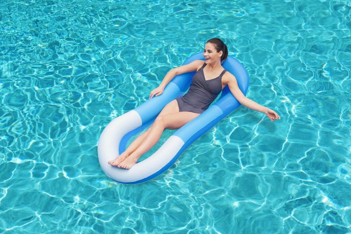 Надувной матрас-гамак для плавания 160х84см "Aqua" до 90кг