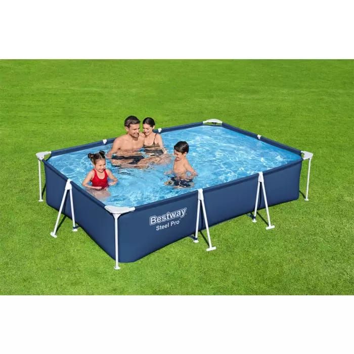 Каркасный бассейн Steel Pro 300х201х66см, 3300л, фил.-насос 1249л/ч, Bestway, 56411 BW