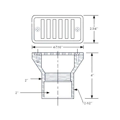 Форсунка для перелива Hayward SP1019 (63 мм)
