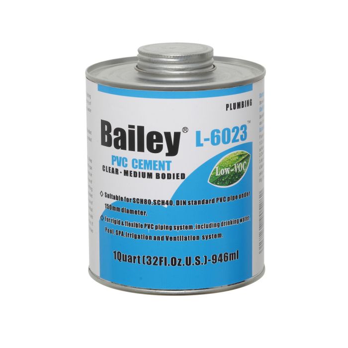 Клей для труб ПВХ Bailey L-6023 946мл