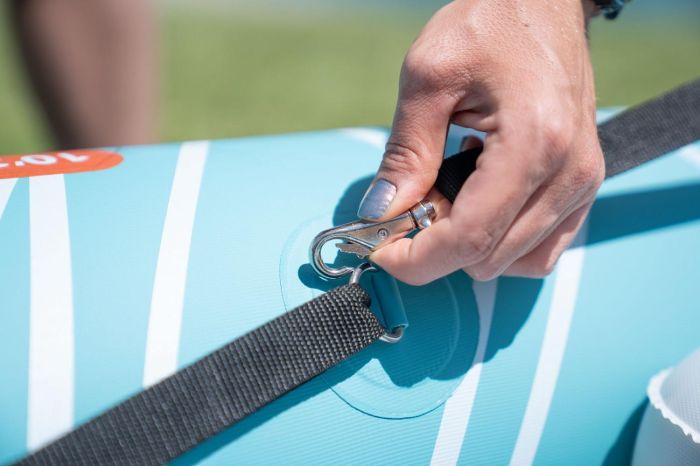 Надувная байдарка Kayak Glider-412 412x83х42см, весла, сиденья, киль, до 180кг