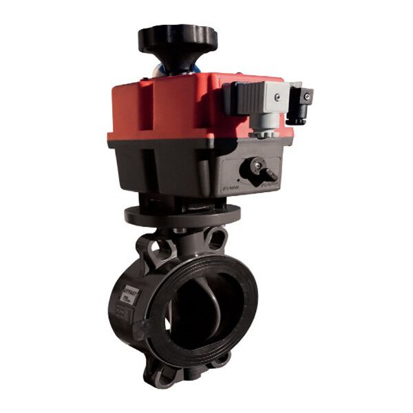 Дисковый затвор d90 ProFlow "Serie P" c эл. приводом, уплотнение FPM 24-240V J+J EFFAST, Италия