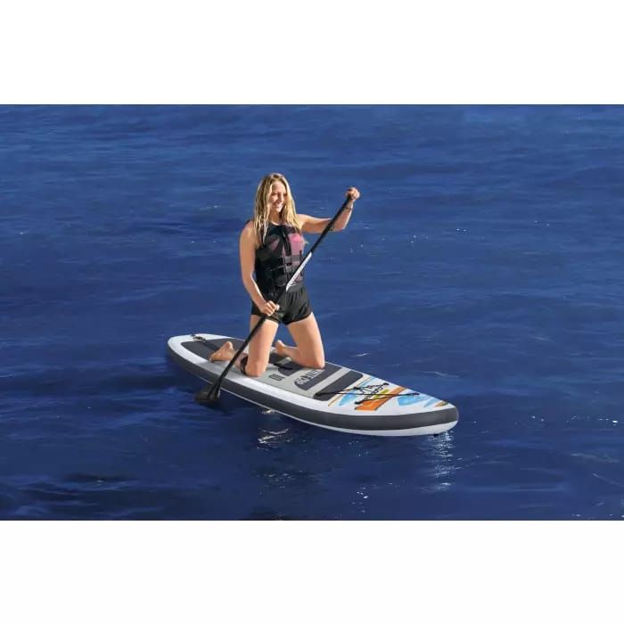 SUP-доска "White Cap" 305x84x12см, насос, весло, лиш, киль, ремнабор, сумка, до 120кг