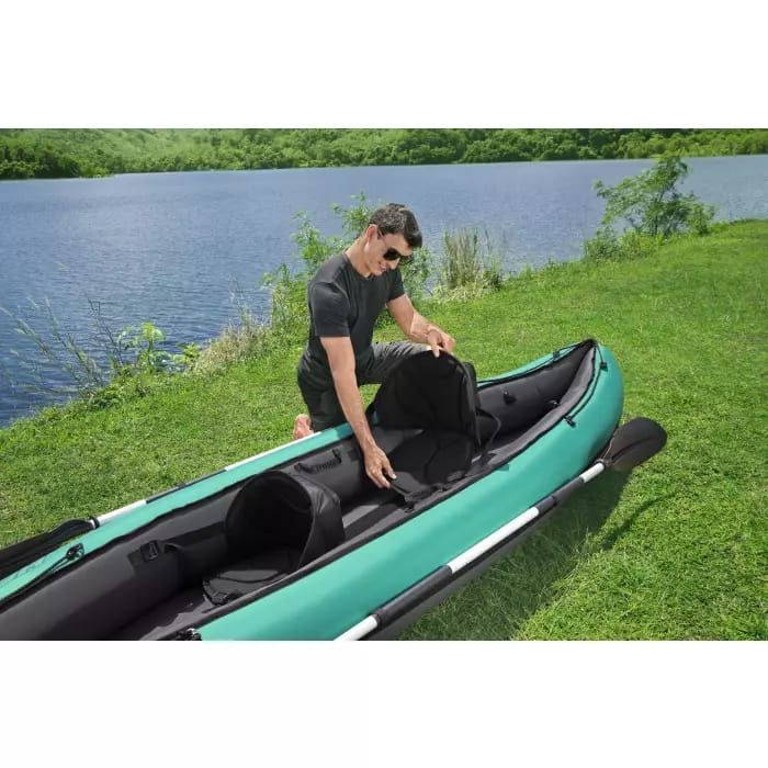 Надувной каяк "Ventura Elite X2" 330х86см, алюм.вёсла 230см, насос , до 220кг