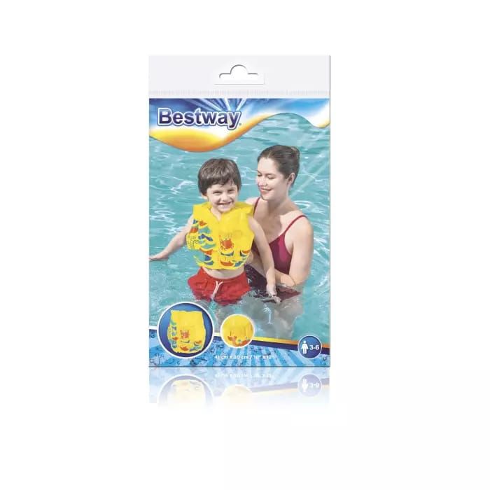 Жилет для плавания 41x30см "Тропики" 3-6 лет