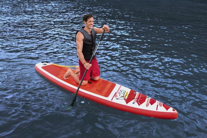 SUP-доска "Fastblast Tech" 381x76x15см, насос, весло, лиш, ремнабор, сумка, до 120кг