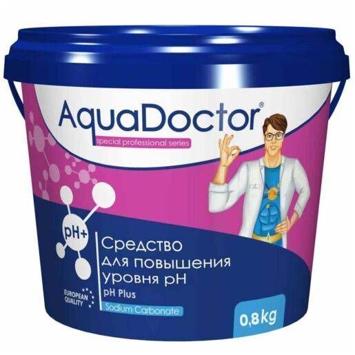 PH Плюс, 0.8 кг ведро, гранулы для повышения уровня рН воды (PHP-0.8)