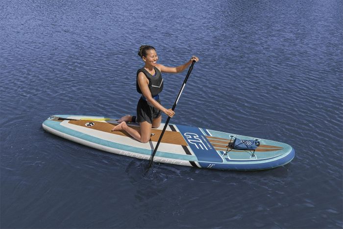 SUP-доска "Aqua Drifter " 335x84x15см , весло, рюкзак, лиш, 3 плавника, ремнабор, водонепроницаемый