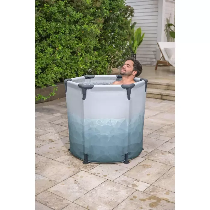 Ледяная купель "Glacial dip Ice bath pod" 90х80см, 253л, фильтр-насос 1249л/ч, тент