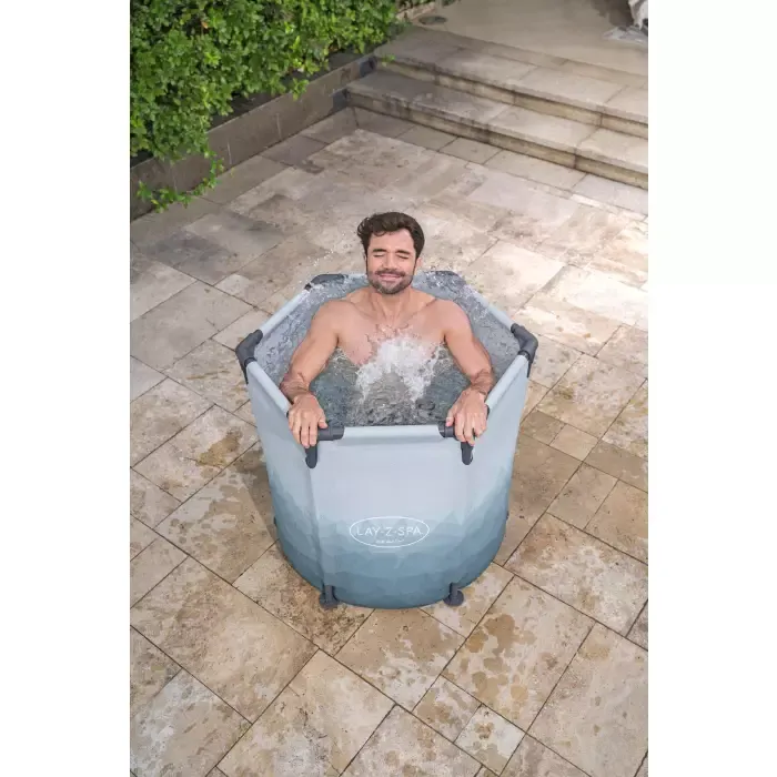 Ледяная купель "Glacial dip Ice bath pod" 90х80см, 253л, фильтр-насос 1249л/ч, тент