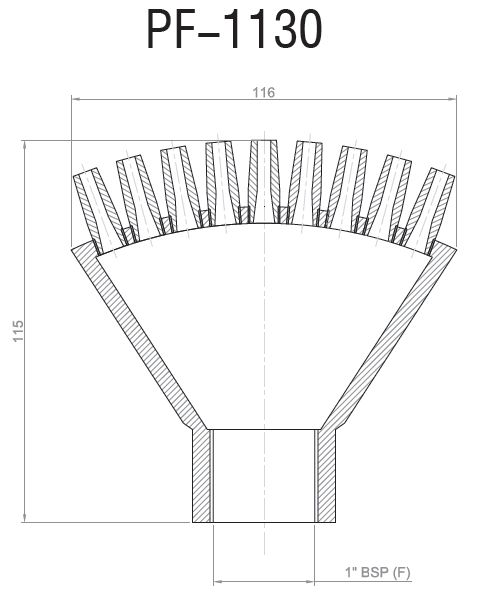 Насадка для фонтана FINGER JET (PF-1130)
