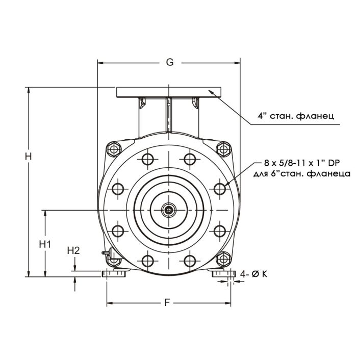 Насос AquaViva BQP-5.5 трехфазный