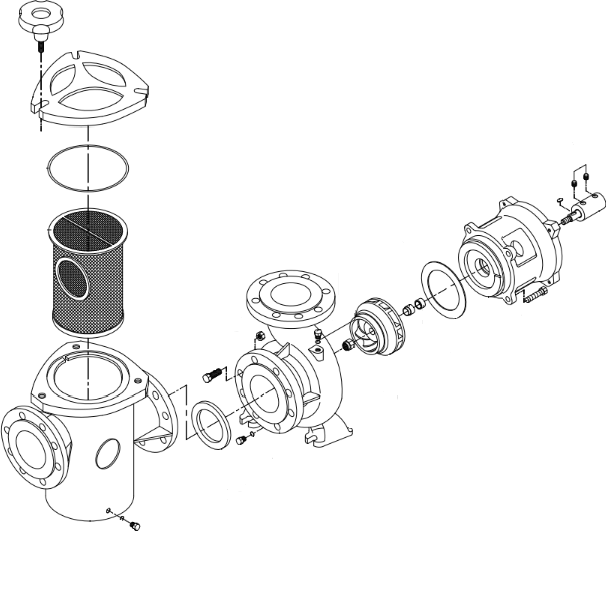 Насос Hayward HCP501503E1 KRF1510T2.B (380/700V, 15HP)