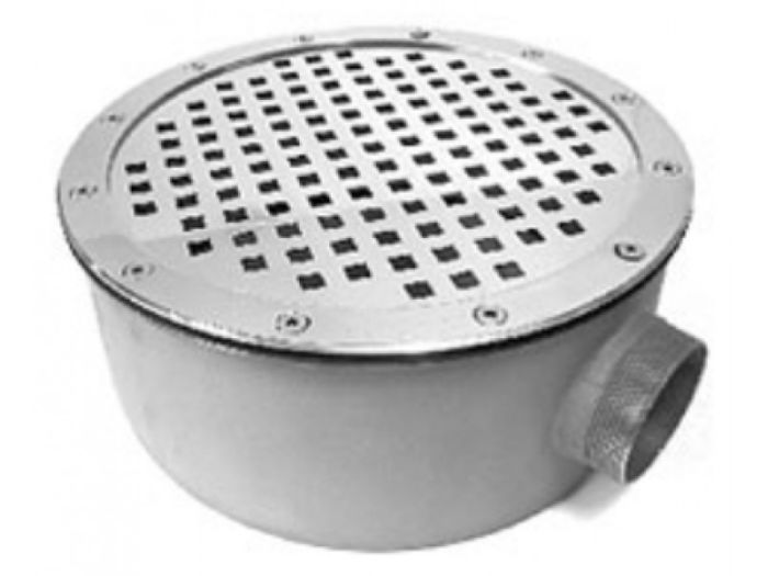 Донный слив Д320 мм 2 1/2", AISI-316