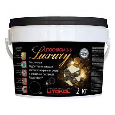 Затирочная смесь LITOCHROM 1-6 LUXURY C.00 (белый) 2 кг