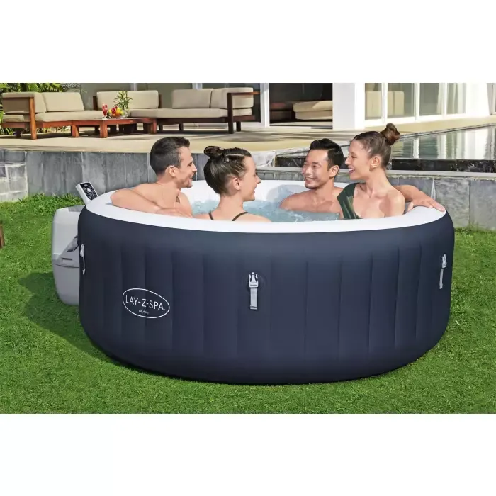 СПА-бассейн 180х66см "Miami EnergySense AirJet 4 Dark Blue" 669л, круглый, аэромассаж