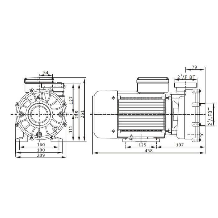 Насос AquaViva ZS500T трехфазный