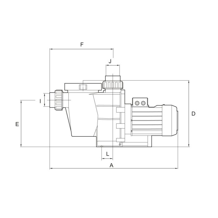 Насос AquaViva AQP-2.5B однофазный