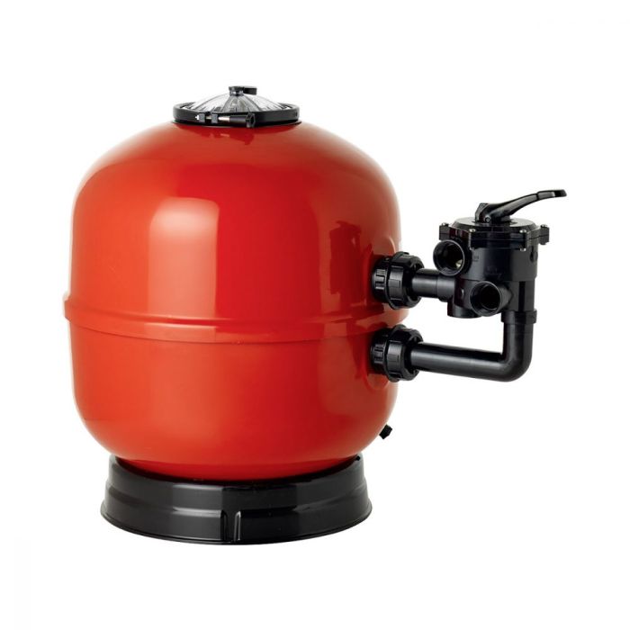 Фильтр песчаный OEM-P VIENNA, d=750 мм, с 6-поз. клапаном Praher 2" и манометром (красный)