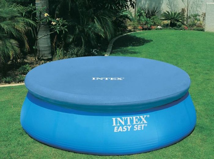 Бассейн Easy Set 457х107см, 12430л, фил.-насос 3785л\ч, лестн., тент, подст., Intex, 26166