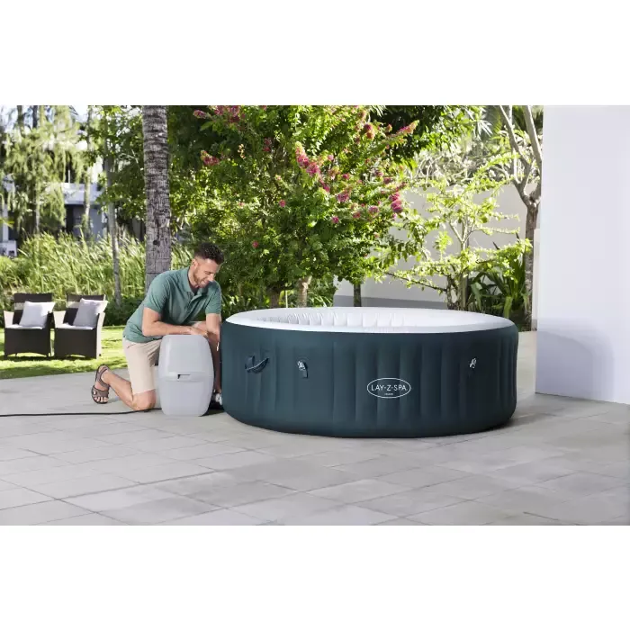 СПА-бассейн 196х66см "Miami EnergySense AirJet 6 Dark Blue" 908л, круглый, аэромассаж