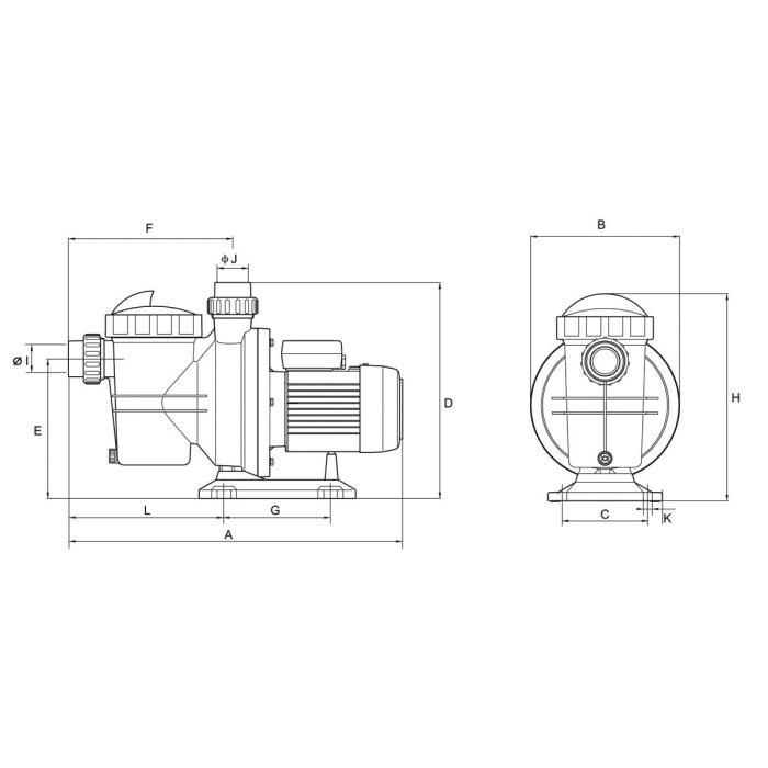 Насос AquaViva AQP-2.2S трехфазный