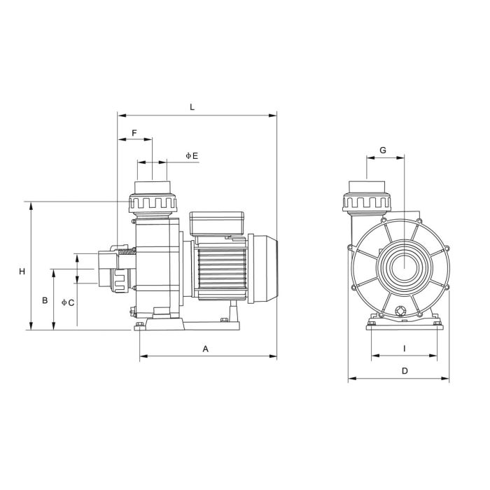 Насос AquaViva WQP-3.0 трехфазный