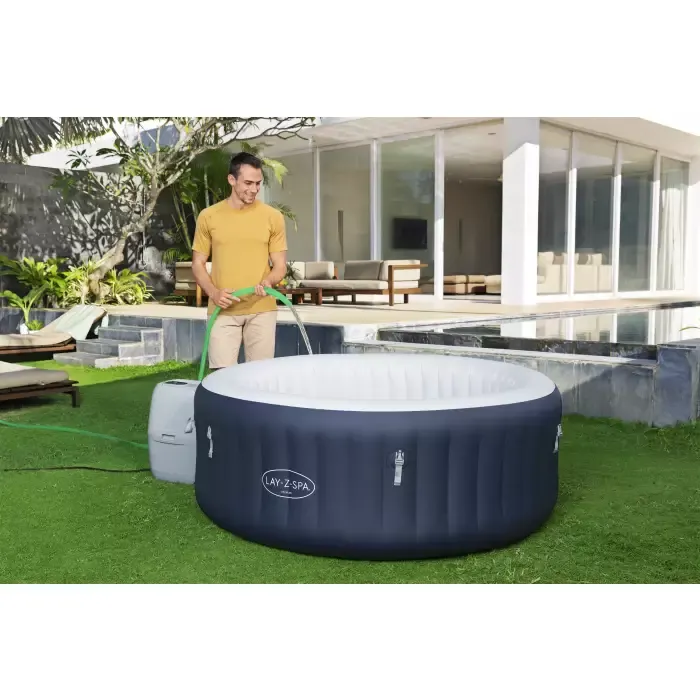 СПА-бассейн 180х66см "Miami EnergySense AirJet 4 Dark Blue" 669л, круглый, аэромассаж
